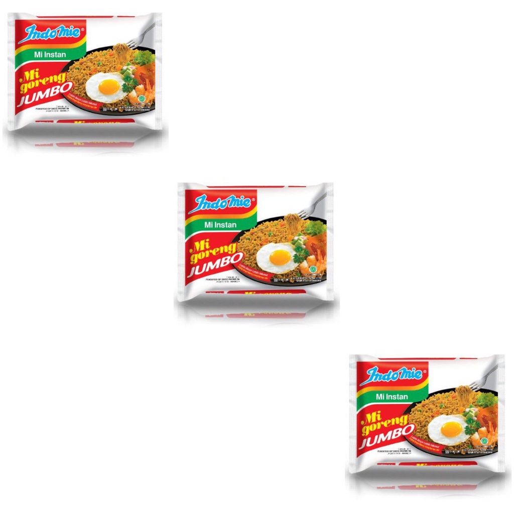 

Indomie Jumbo Goreng Instant 129gr x 3 Pcs