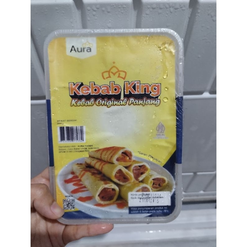 

Aura Kebab King Kebab Original Panjang isi 8 uk 350gr