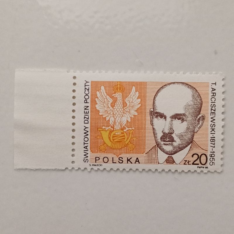 

Perangko Polandia 20 Zl Postmaster Arcizewski Mint - Prangko Poland