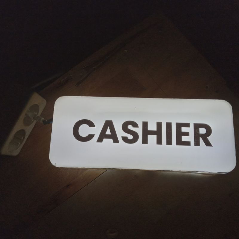 

letter box "CASHIER