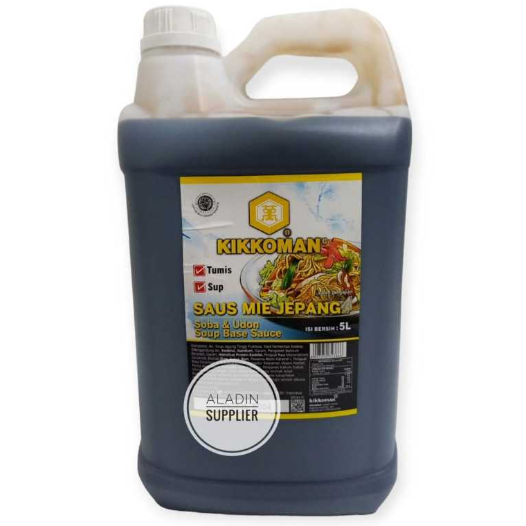 

Kikkoman Soba Shoyu ( Saus Mie Jepang) HALAL Jerigen 5L