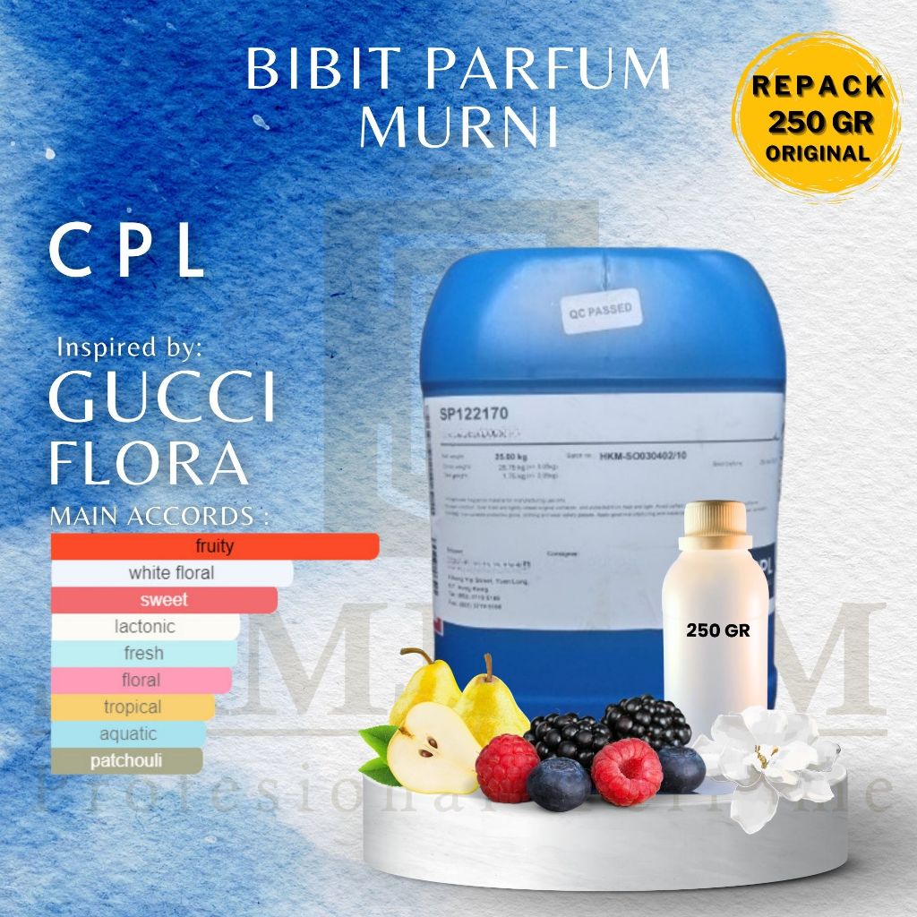 BIBIT PARFUM MURNI CPL inspired GUCCI FLORAL 250 GRAM REPACK