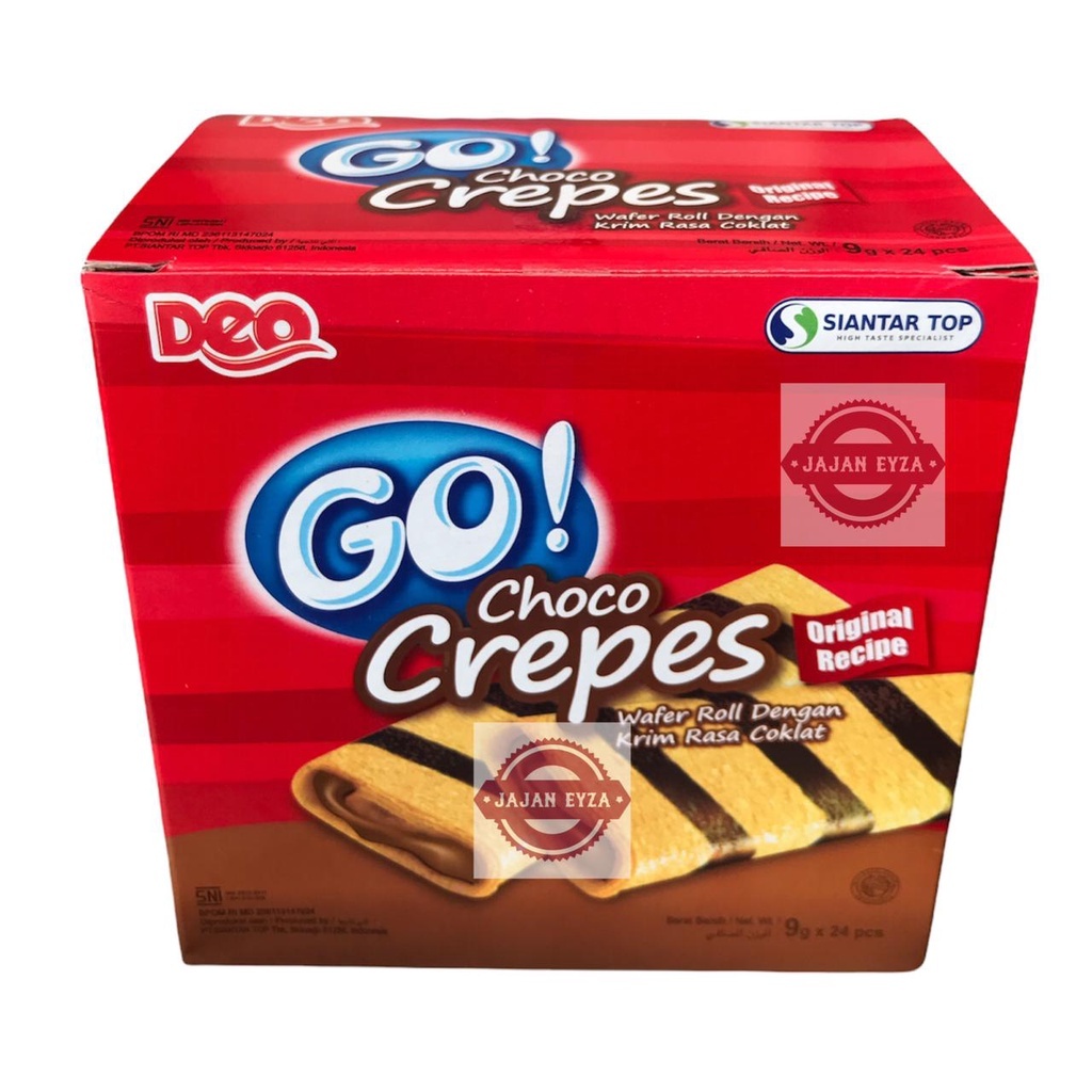 

Wafer Go Choco Crepes box isi 24 pcs