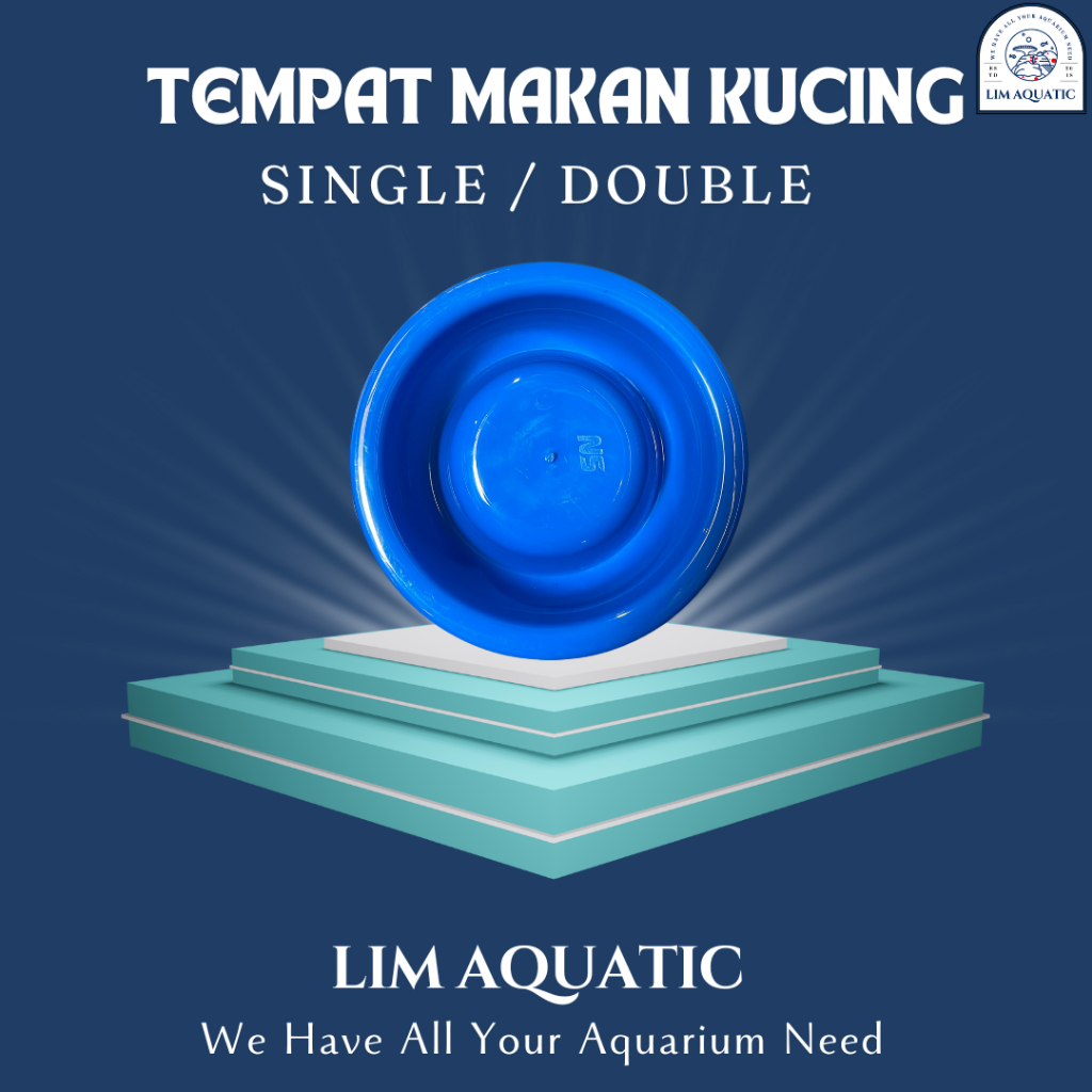 TEMPAT MAKAN KUCING / WADAH MAKAN KUCING / TEMPAT MAKAN MINUM KUCING