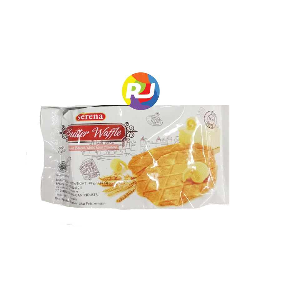 

Snack Biskuit Serena Butter Waffle Rasa Mentega 48gr