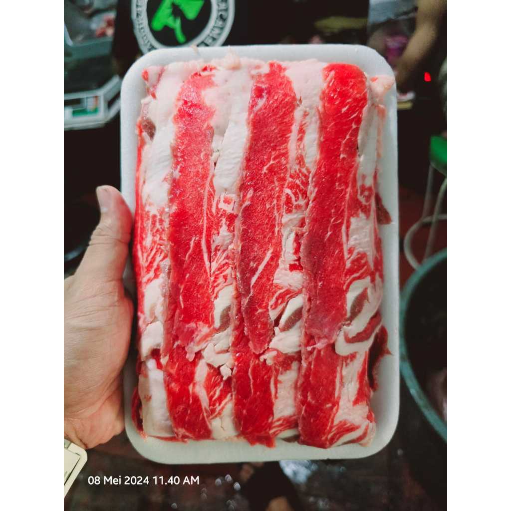 

Ay00! Slice Beef Berlemak 500gr Halal Cocok Grill