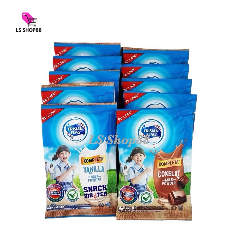 

Susu FRISIAN FLAG Bubuk Sachet isi 10 x 30gr // Susu Bendera Bubuk renceng