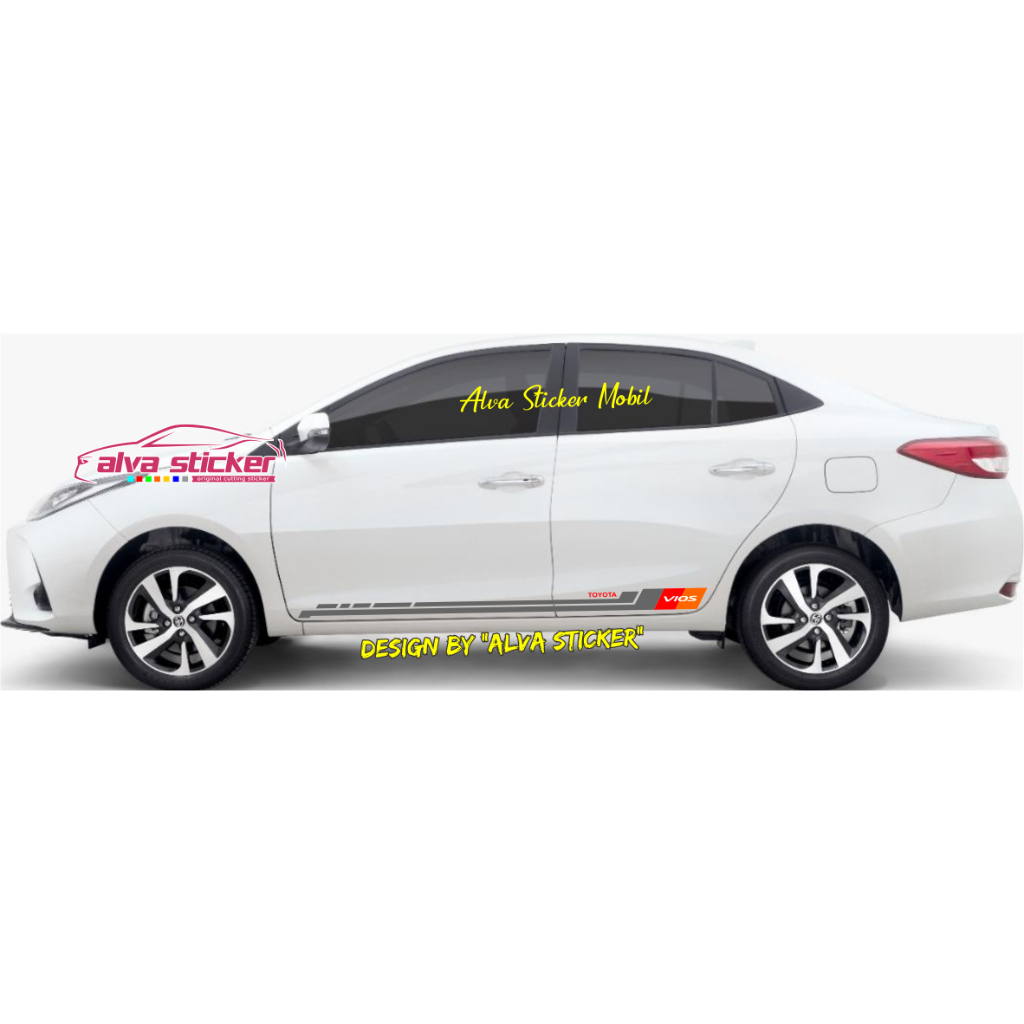 best sticker vios stiker vios list cutting body mobil toyota vios all tipe stiker vios gen 1- gen 4 