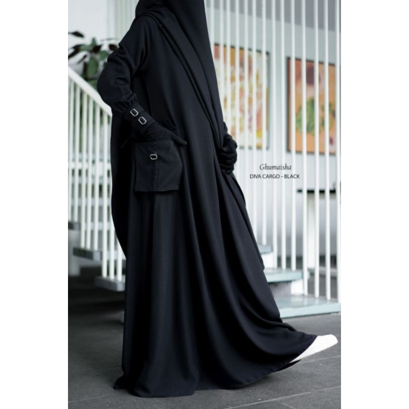 gamis diva Cargo by ghumaisha Redy stok limited