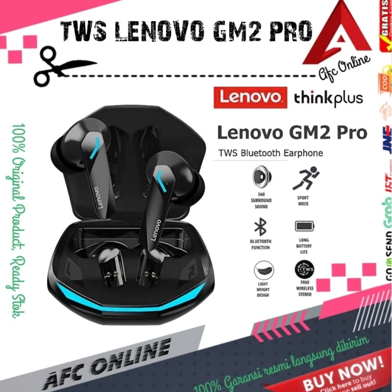 New TWS Lenovo Gaming GM2 Pro