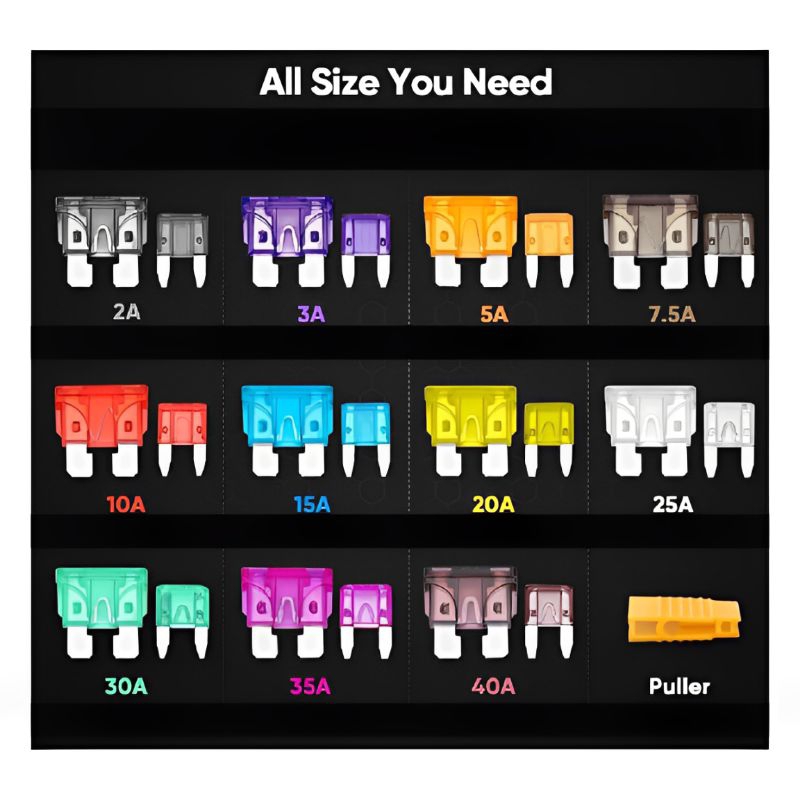 Fuse Mobil Sikring Mobil 2A - 40A