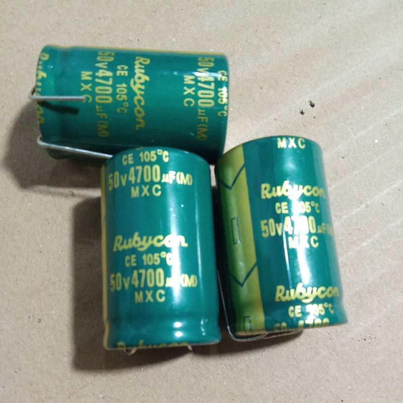 elko 50v 4700uf Rubycon MXC kwalitas bagus