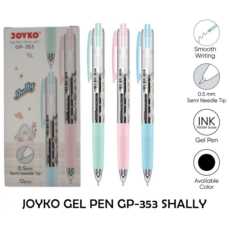 

[12 PCS] JOYKO PEN GELL SHALLY GP-353