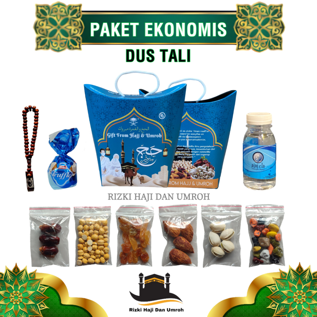 

Paket Ekonomis Oleh-Oleh Haji dan Umroh paket dus teng-teng / Hampers