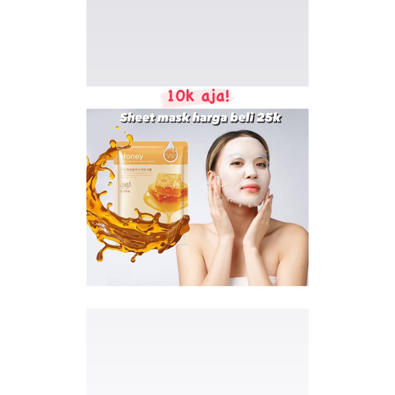 Sheet mask dan masker komedo