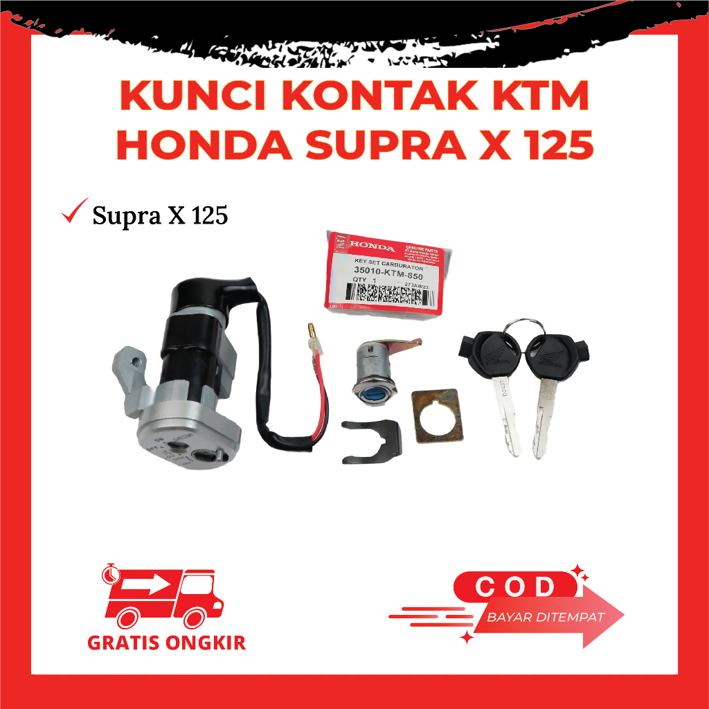 Kunci Kontak Supra X 125 ORI KTM Konci Kontak Supra X 125 Supra 125 Original Kode KTM