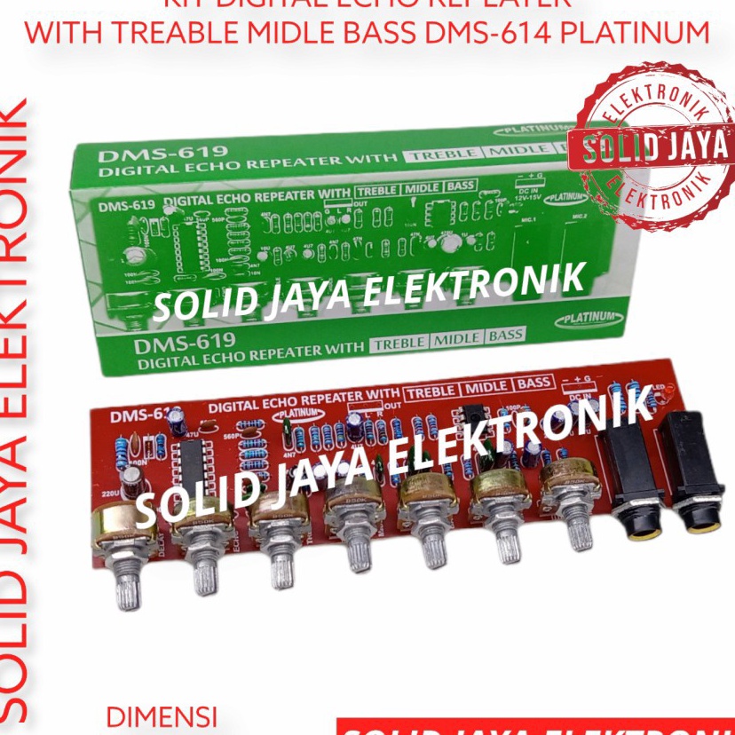 Kirim Sekarang KIT DIGITAL ECHO REPEATER PLUS TREABLE MIDLE MIDDLE BASS MIC KARAOKE PREAMP PRE AMP P