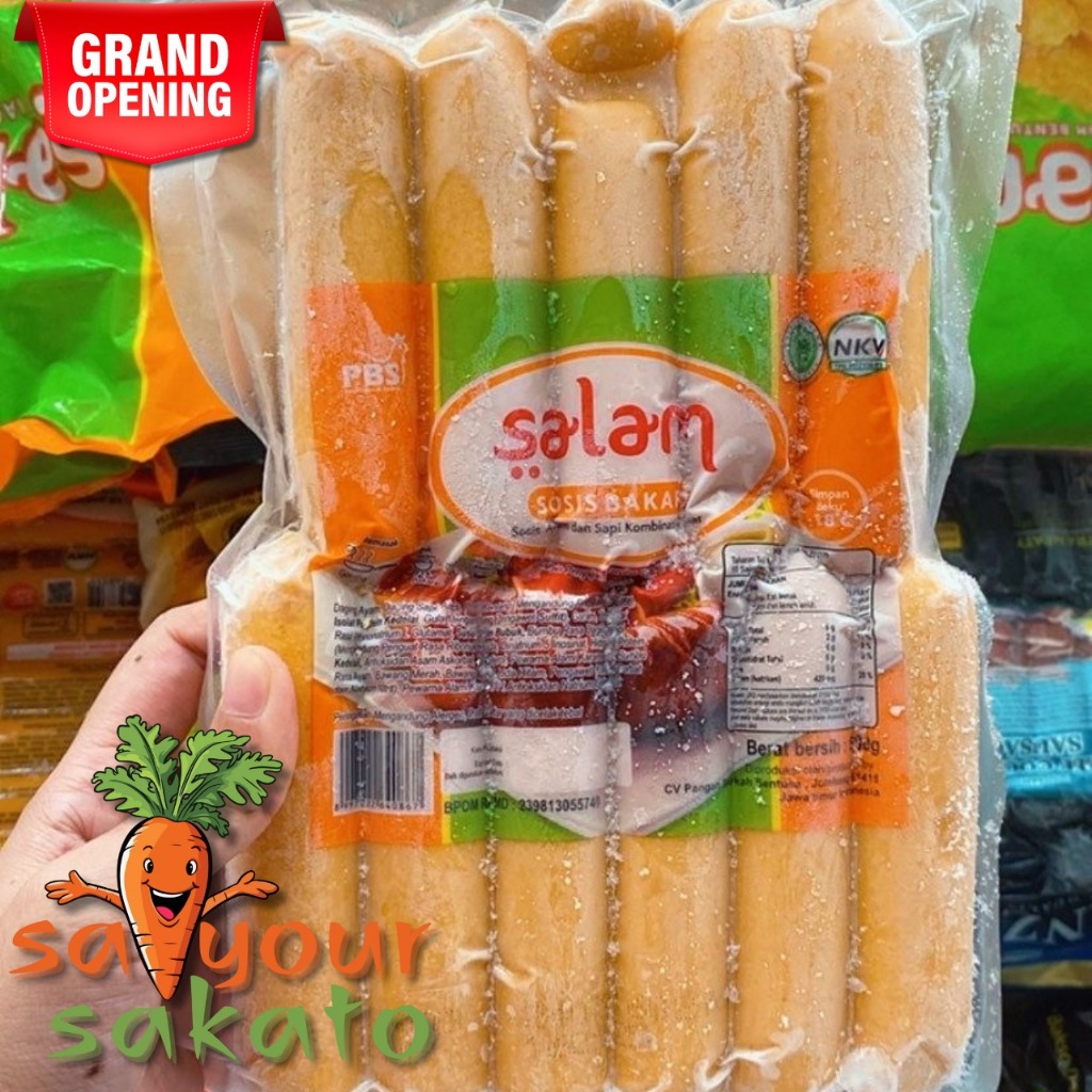 

Sosis Bakar Ayam & Sapi Kombinasi 500gr - Saiyour Sakato