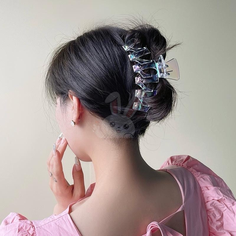 Lavala Jepit Rambut / Hair Claw Clip Bening / Mutiara