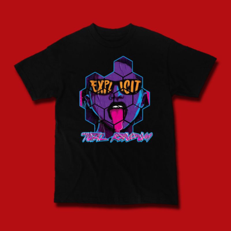 T-shirt TOTAL RANDOM - (CYBERPUNK)