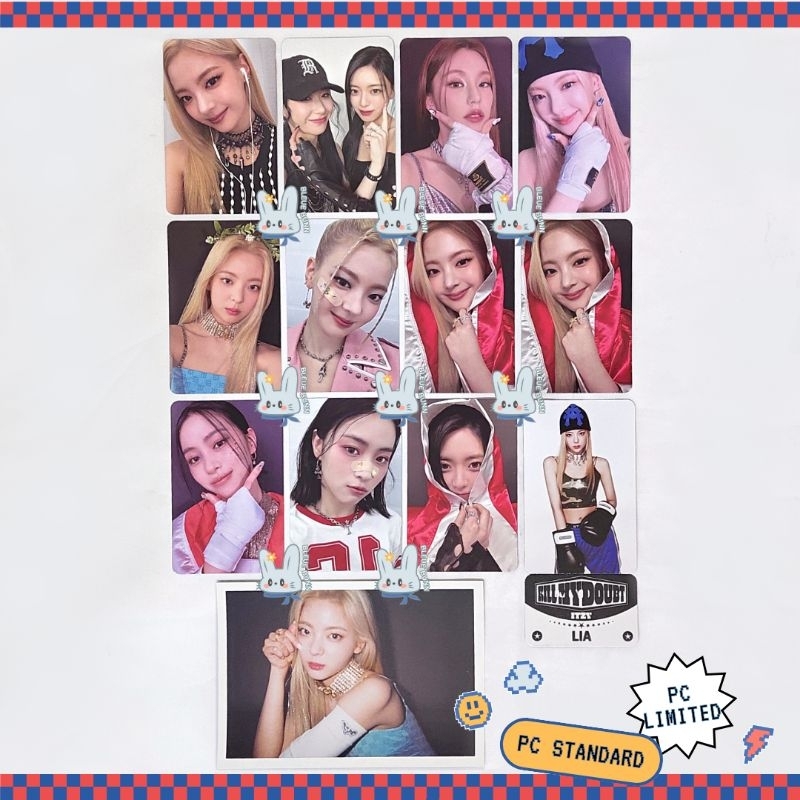 [READY] ITZY KILL MY DOUBT OFFICIAL PHOTOCARD Yeji, Lia, Ryujin, Chaeryeong, Yuna PC KMD Cake Bene A