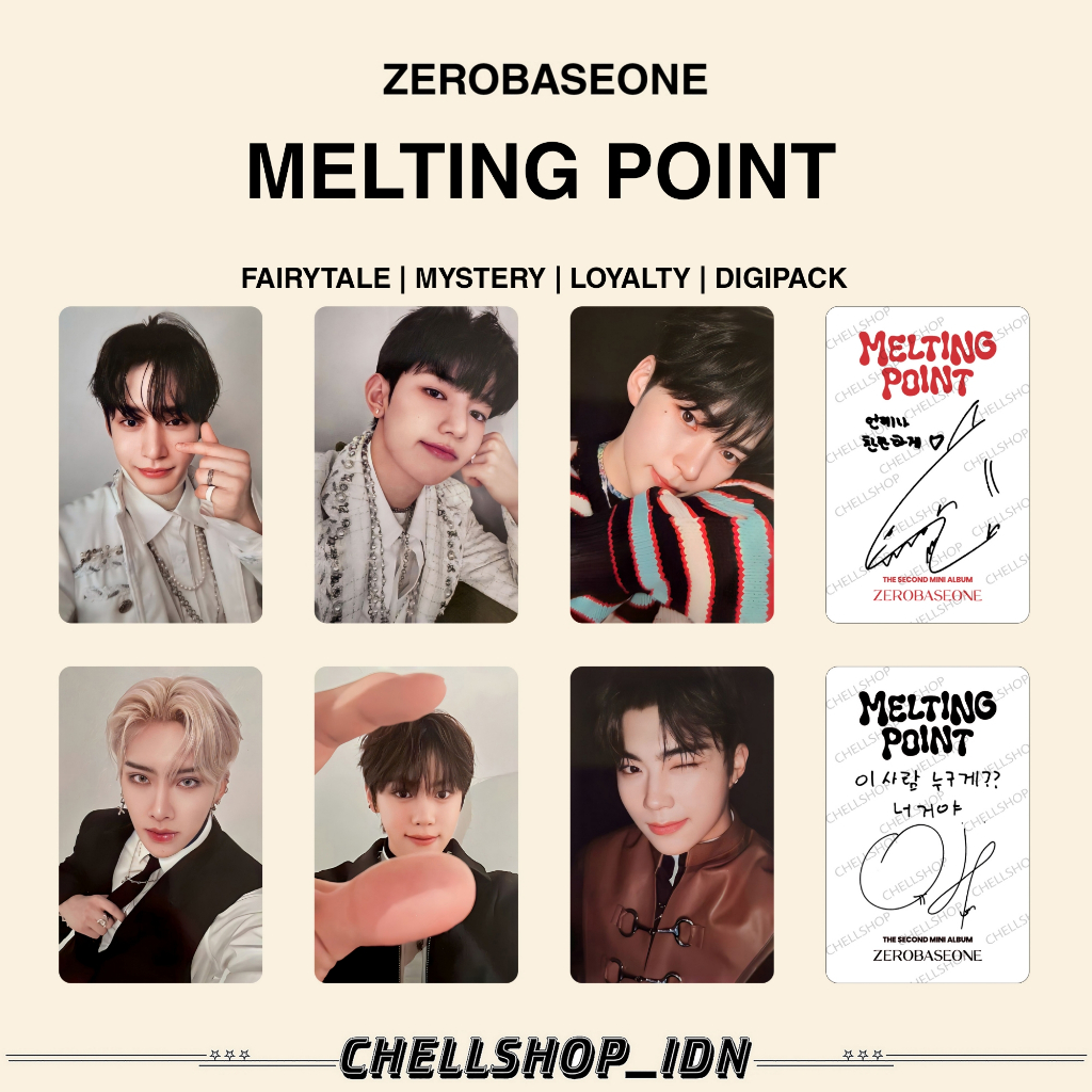 PHOTOCARD MELTING POINT ZB1