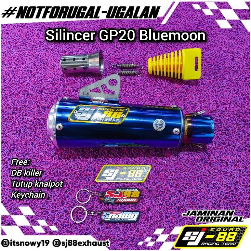 Silincer SJ88 GP20 Bluemoon (Bonus DB Killer)
