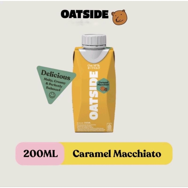 

Oatside Oat Milk Rasa Caramel Macchiato 200ml