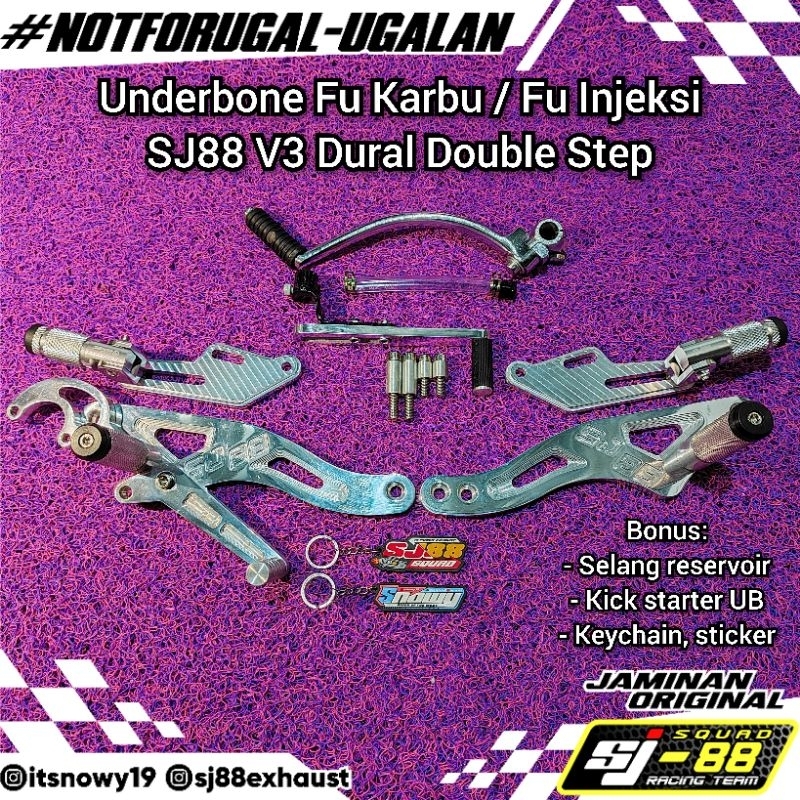 Underbone SJ88 V3 Satria Fu Karbu & Fu Injeksi Fulset