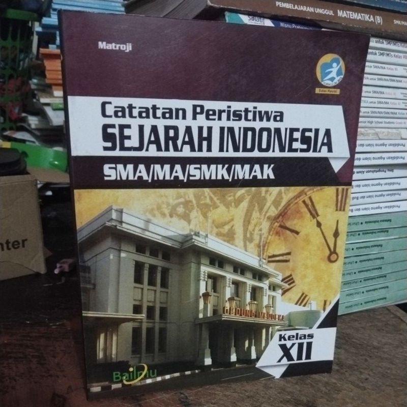 buku sejarah Indonesia SMA kelas 3-12 penerbit bailmu
