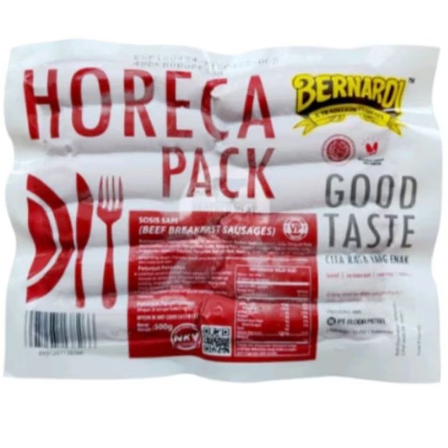 

Horeca Bernadi VP 500GR sosis tanpa kupas