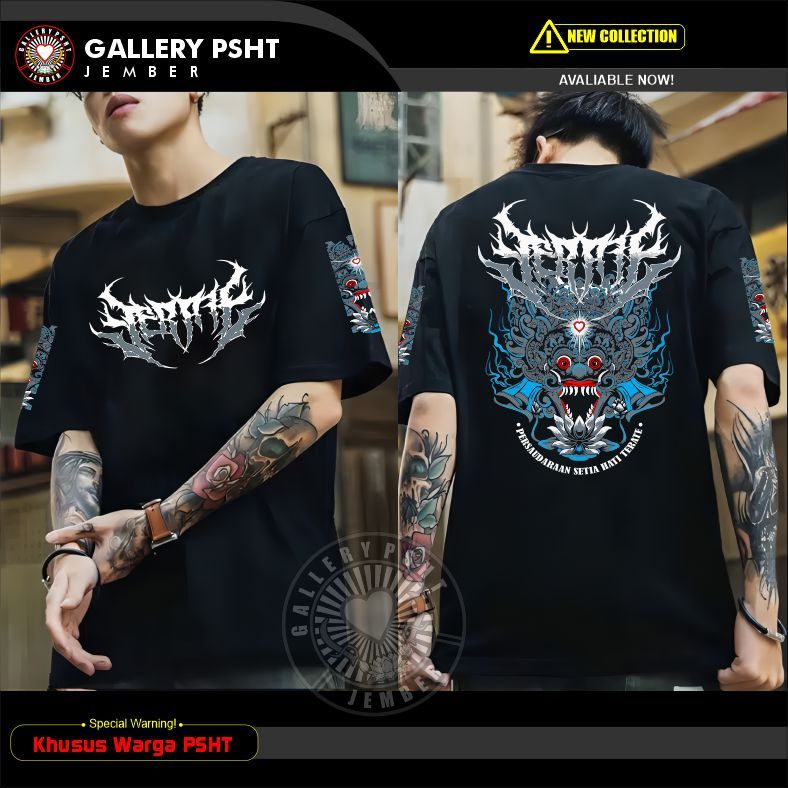 KAOS PSHT SH TERATE CULTURE BARONG LAWASAN THE LEGENGD PSHT  PUSAT MADIUN FIGHTER TERATE NEVER DIE