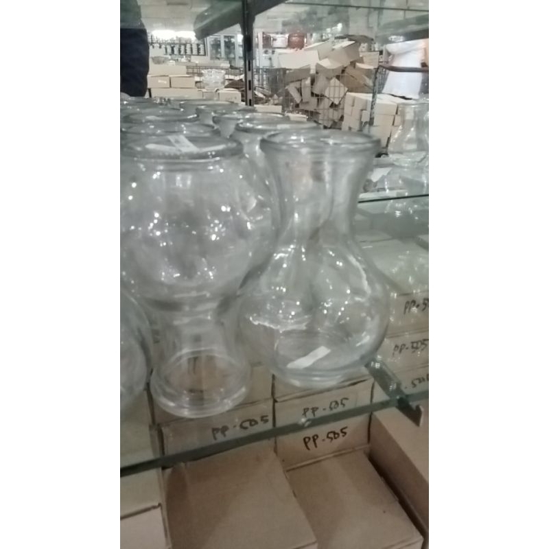 vas bunga unik / vas bunga kaca / tempat ikan cupah