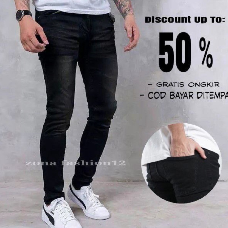 Borong Terkini  Celana Jeans Skinny Pria Celana Jeans Panjang Pria Celana Jeans Pria