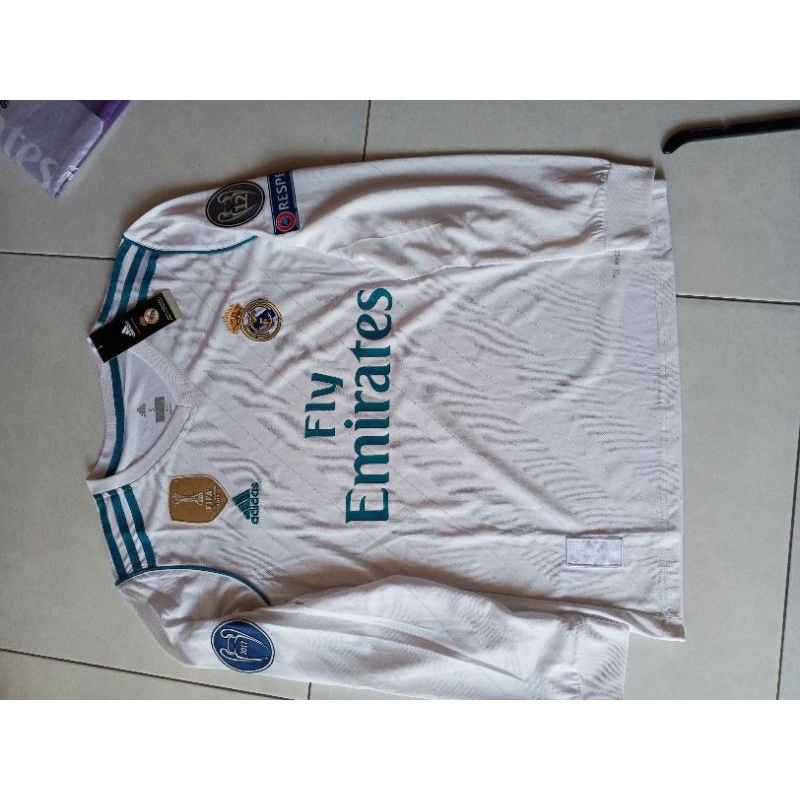 Jersey Real Madrid home 2017/18 long Sleeve