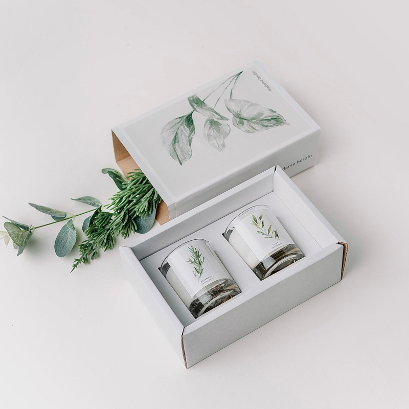 Christmas Gift 2 SCENTED CANDLE BY MADAME BERDIN | Hampers Lilin Aromaterapi | Wedding Gift | Hamper