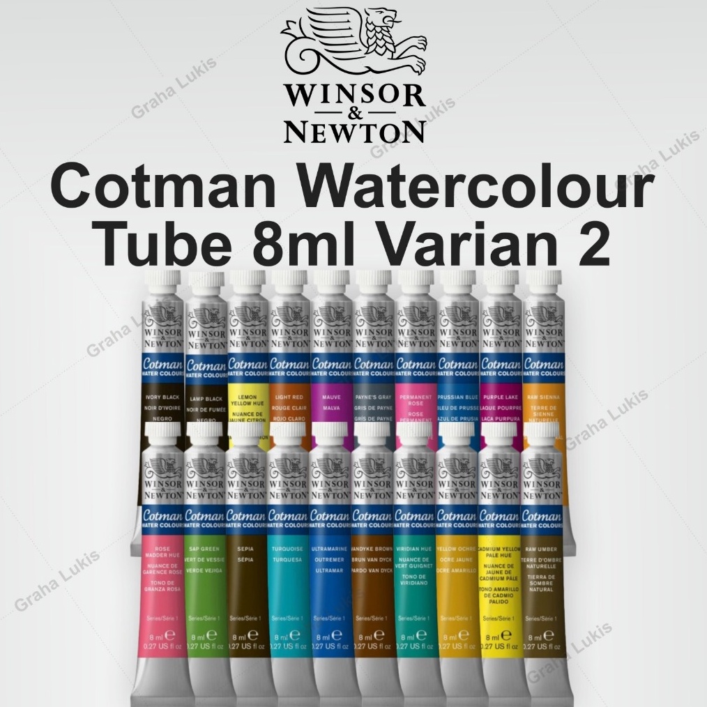 

Winsor Newton Cotman Water Colour Tube 8ml Varian 2 ART I5X5