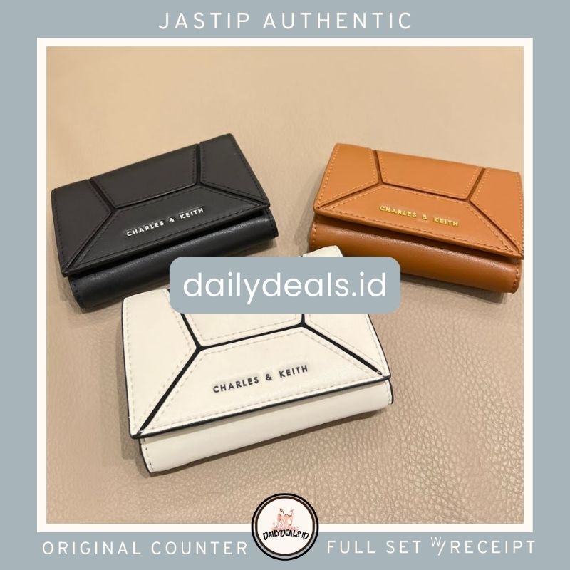 #6-10770623 Nasrin Geometric - Jast[p] CK ORIGINAL COUNTER WALLET DOMPET LIPAT STORE AUTHENTIC ASLI 
