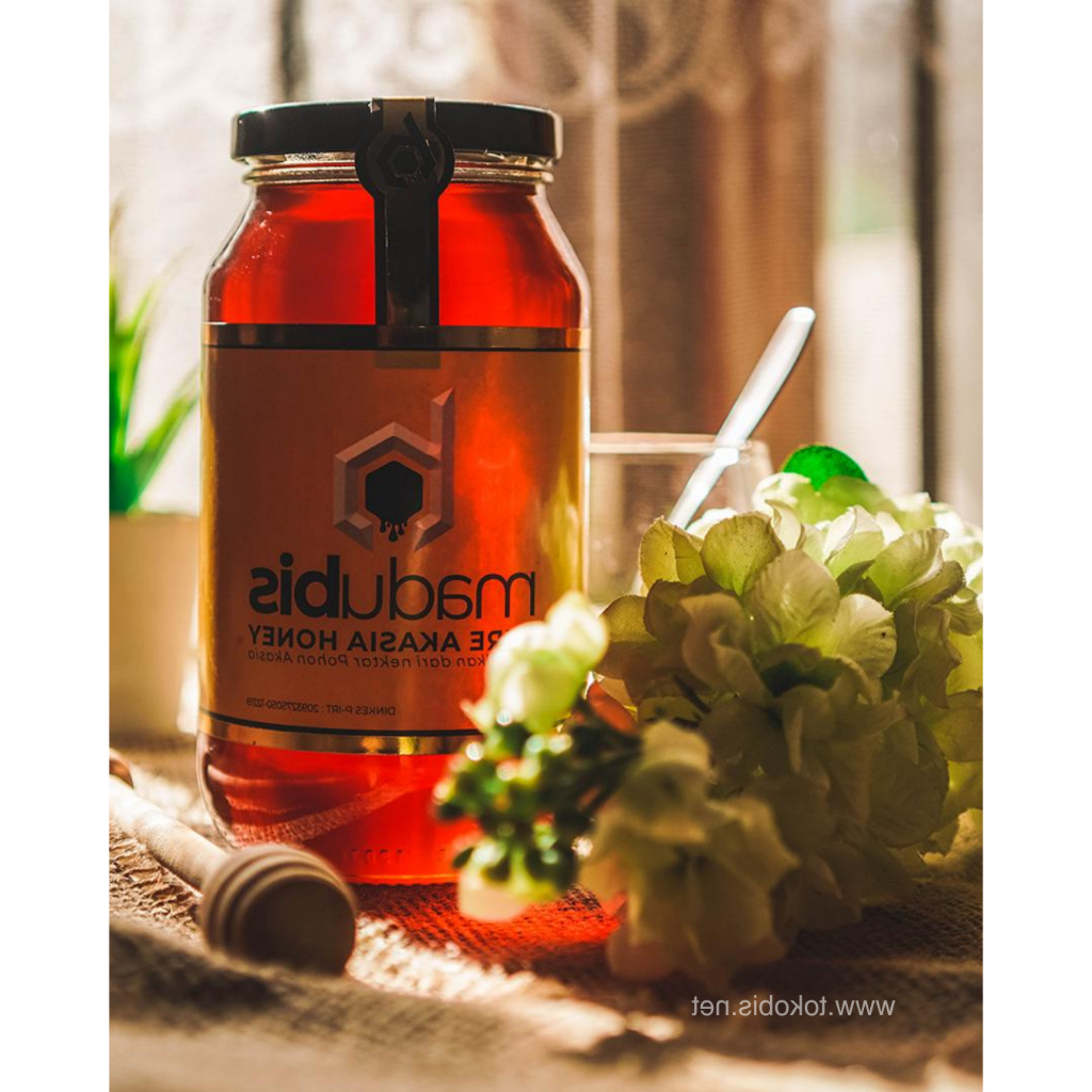 

Madu Murni Asli Kashmir Nektar Akasia Madubis 700 gr