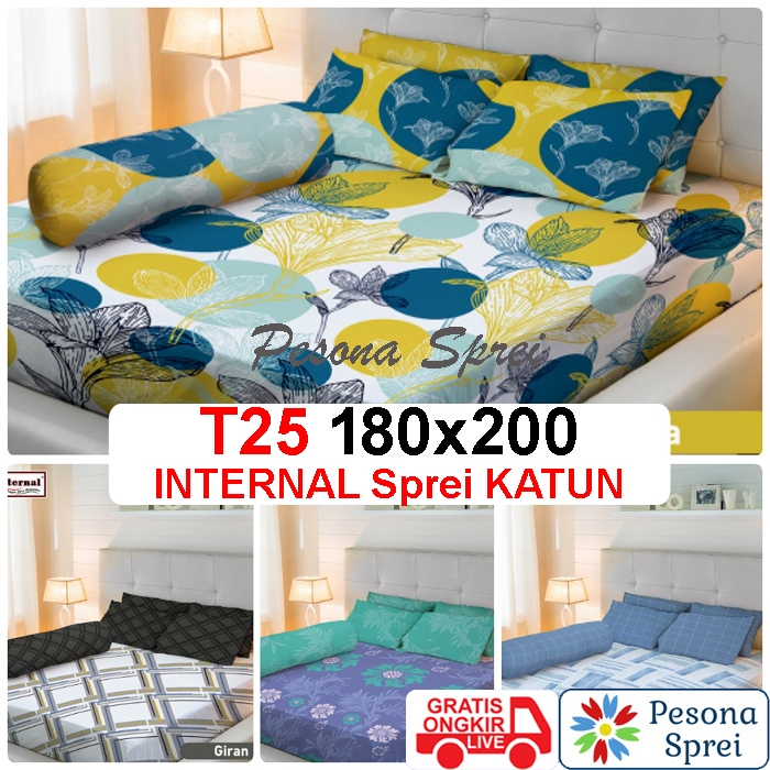 SPREI INTERNAL 180x200 TINGGI 25 cm / SPREI INTERNAL KING TINGGI 25