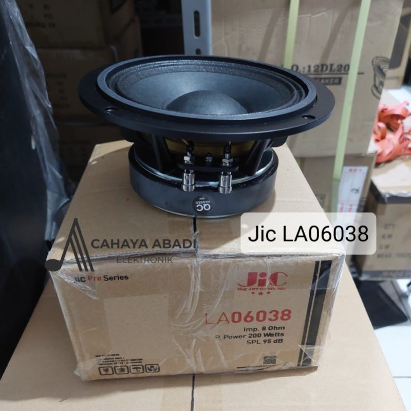 Speaker 6 inch JIC LA 06038 speaker komponen 6" JIC La06038