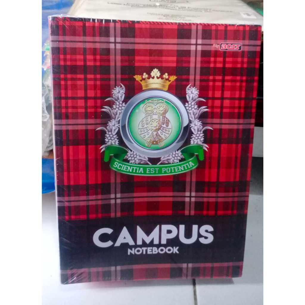 

Buku Tulis Campus Big Boss 50 Lembar - 1 Pack Isi 10 Buku, Buku Tulis Berkualitas