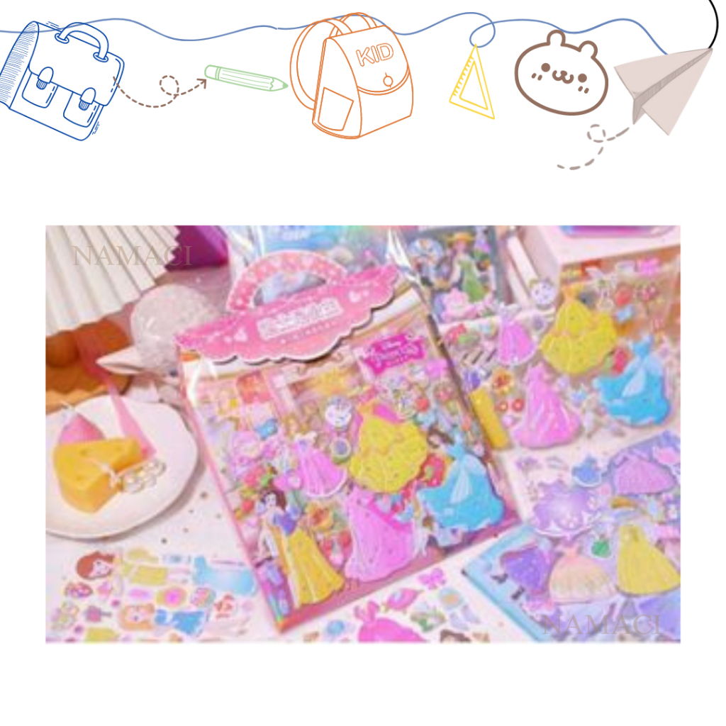 

Sticker timbul dresser up anak perempuan mainan sticker dresser up anak NAMACI