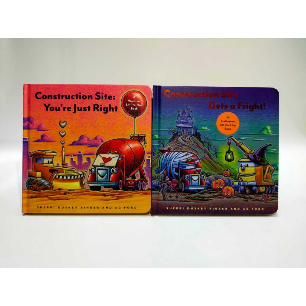 Construction Site: You're Just Right, Construction Site Gets a Fright Board Book (Fiction)