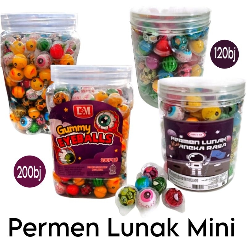 

Permen lunak Mini jeli isi 120pc 200pc
