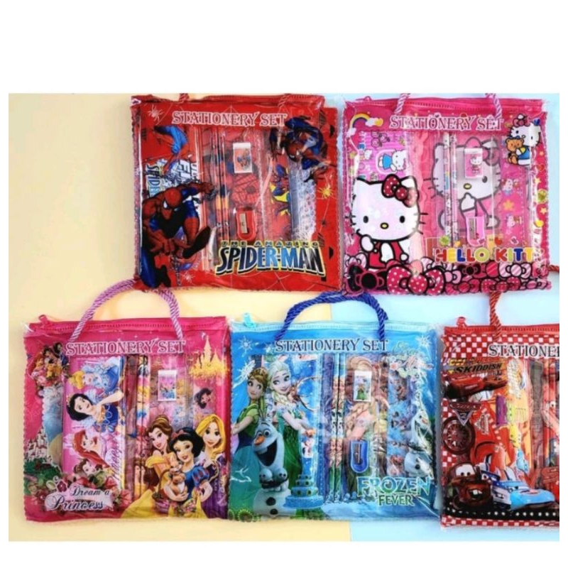

Set Alat tulis sekolah / Stationery set kotak pensil / Tempat pensil