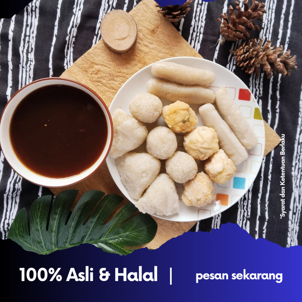 

Pempek Palembang Asli-Frozen Food-Varian Premium Mini "Kamil