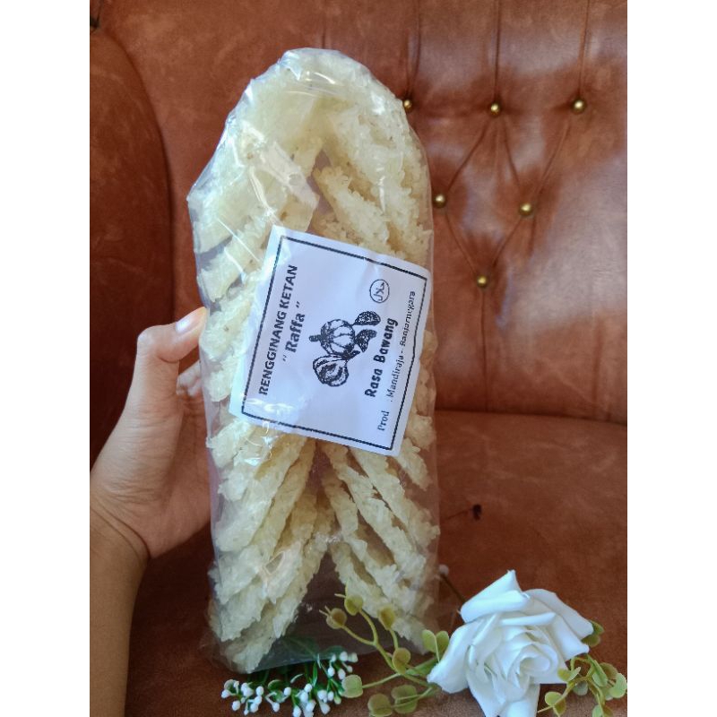 

Rengginang Ketan / Rengginang Mentah Rasa Bawang Kemasan 500gr