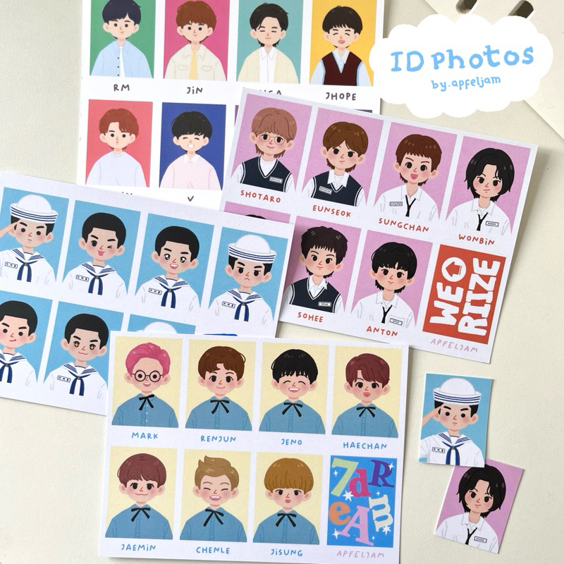 ID Photo | Foto ID | Pas Foto | NCT BTS Riize | by Apfeljam