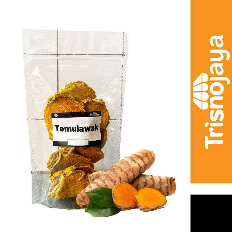 

TEMULAWAK Kering Iris / Dried Curcuma / Rempah Herbal Alami